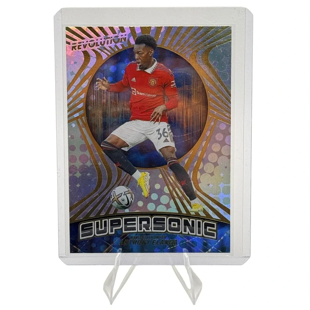 Panini Revolution Supersonic Anthony Elanga Soccer Card Manchester Utd 2022-23